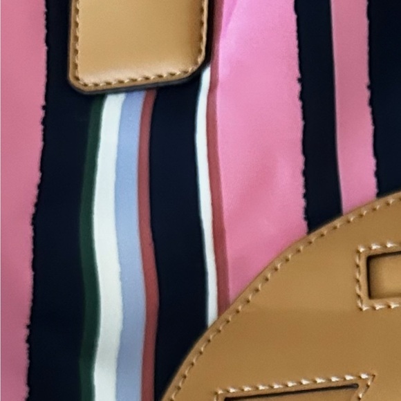 Tory Burch Ella Striped Tote - Picture 11 of 15